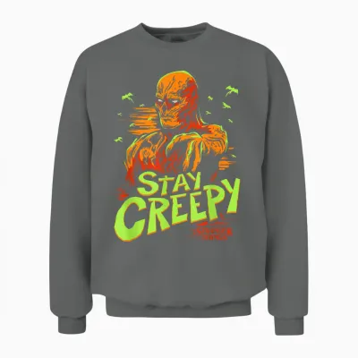 Stranger Things Vecna Stay Creepy Unisex Sweatshirt - Graphite Heather