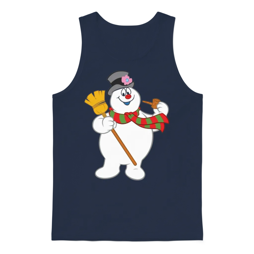 Frosty the Snowman New Sku โ Christmas Gift Unisex Tank Top - Navy