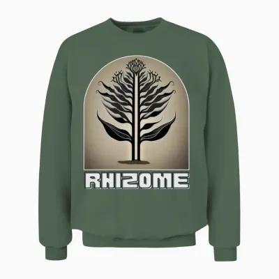 Botanic Bounty Unisex Sweatshirt - Military Green