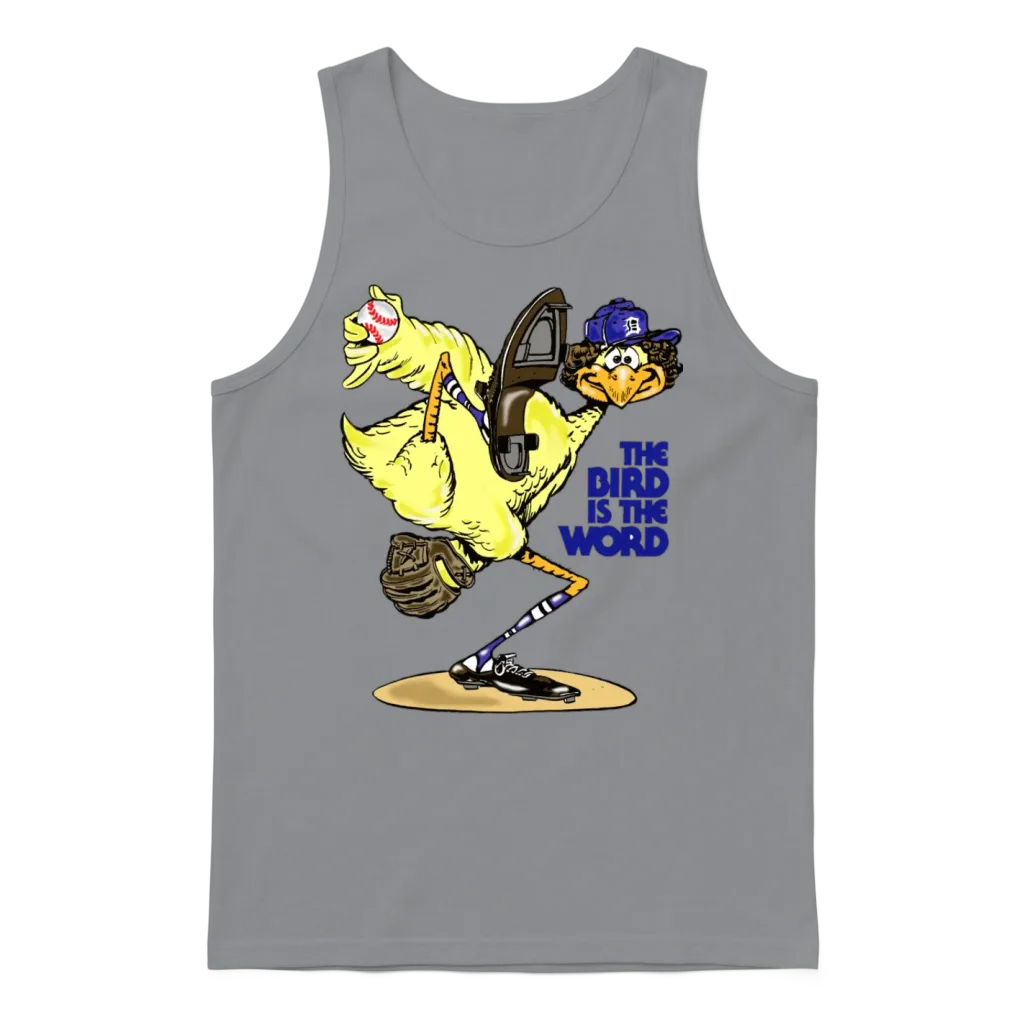 The Bird Is the Word โ Lovers Gift Unisex Tank Top - Sport Grey