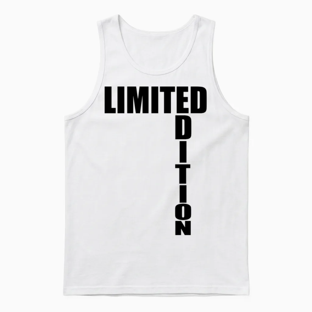 Limited Edition Unisex Tank Top in White