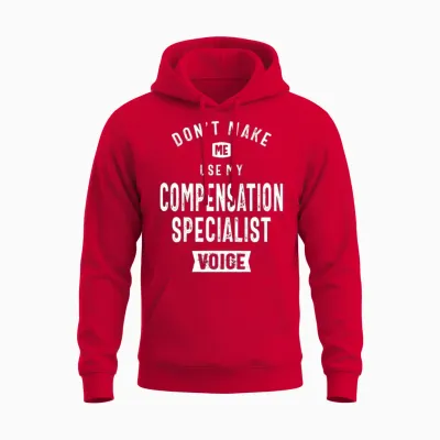 Compensation Specialist Job Occupation Unisex Hoodie - Red