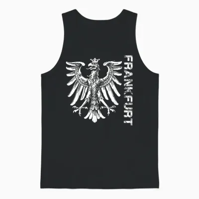 Frankfurt Fan Shirt Für Damen Herren Und Kinder. Fanblock Unisex Tank Top - Black