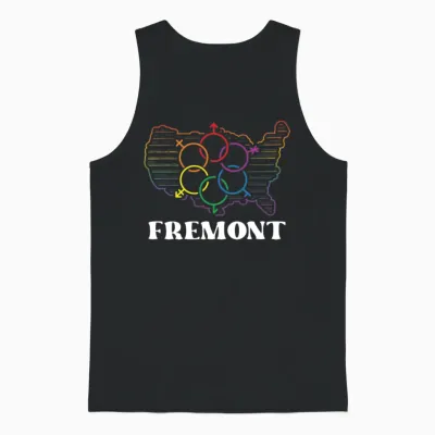 Fremont Pride Flag Pride Month Lgbtq Flag Lgbt Com Unisex Tank Top - Black