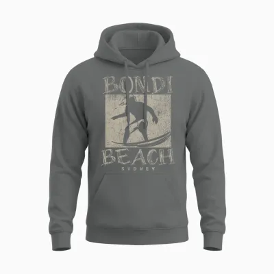Bondi Beach Unisex Hoodie - Graphite Heather