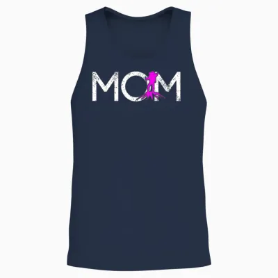 Hiking Mom Unisex Tank Top - Navy