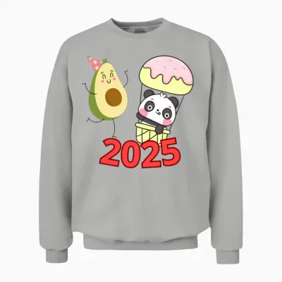 Avacoda New Year's Day 2025 Unisex Sweatshirt - Ash