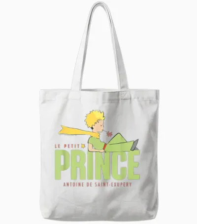 Le Petit Prince Antoine De Saint-Exupery Tote Bags - White