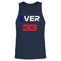 Max Verstappen 33 Unisex Tank Top - Navy – 2