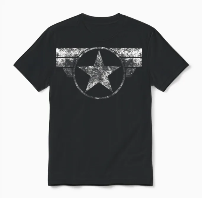Marvel Captain America Stealth Logo T-Shirt, Black, S Unisex T-Shirt in Black
