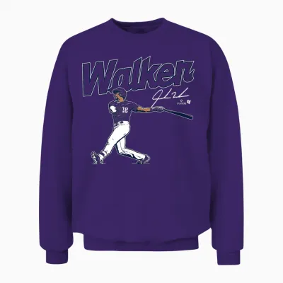 Jordan Walker - Swing - St. Louis Baseball Unisex Sweatshirt - Purple
