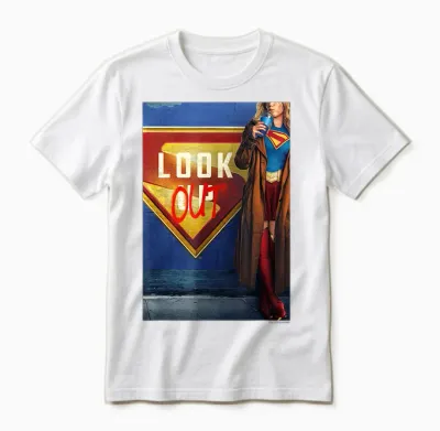 Supergirl 2026 Vertical Unisex T-Shirt - White