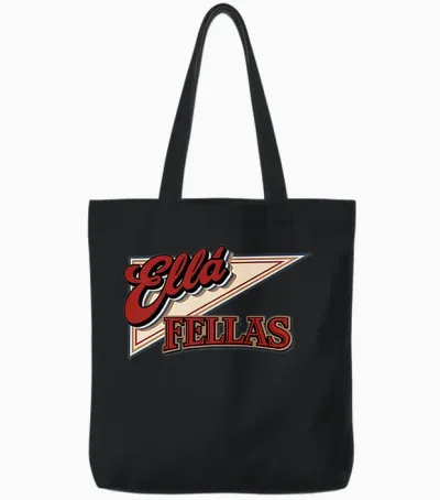 Ella Surname Funny Retro Vintage 80s 90s Gifts for Men Women Tote Bags - Black