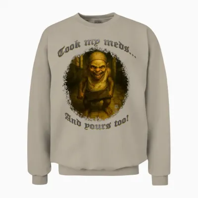 Goblin Chef Mischief Unisex Sweatshirt - Sand