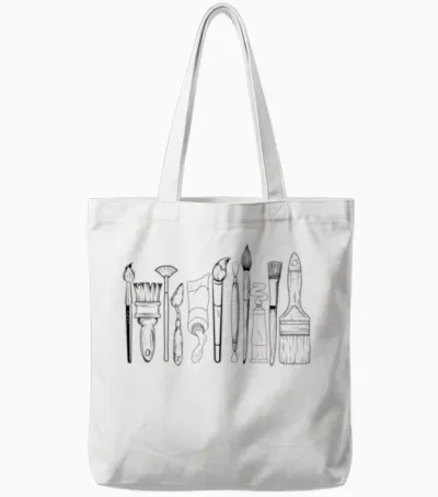 An Artists Weapon Tote Bags - White