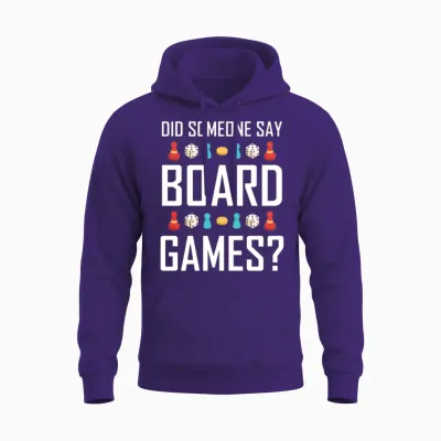 Board Game Board Game Player Board Game Gift Board Unisex Hoodie - Purple