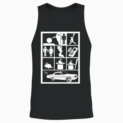 I Wish I Was Little Bit Taller Unisex Tank Top - Black