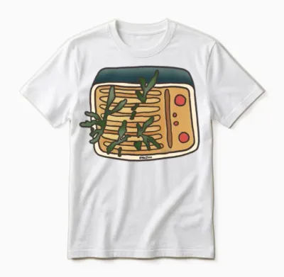 Retro Plant Radio Unisex T-Shirt - White