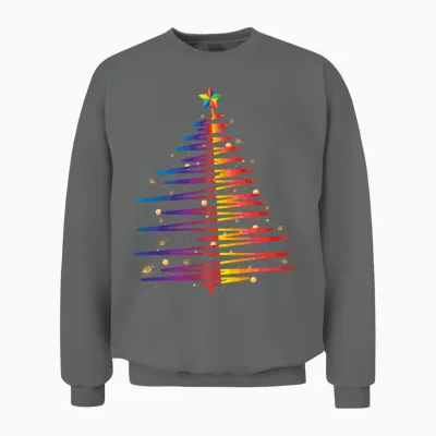 Christmas Fir Tree Unisex Sweatshirt - Graphite Heather
