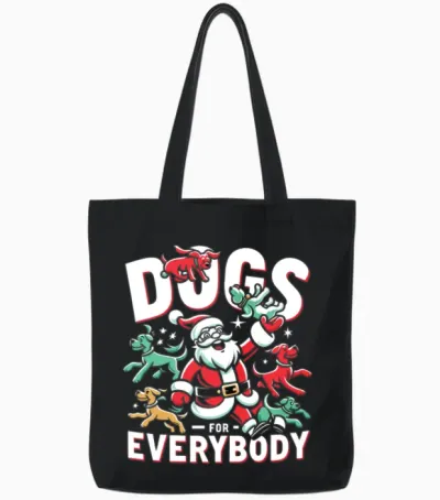 Dogs for Everybody Dog Dog Owners Dog Owner Tote Bags - Black