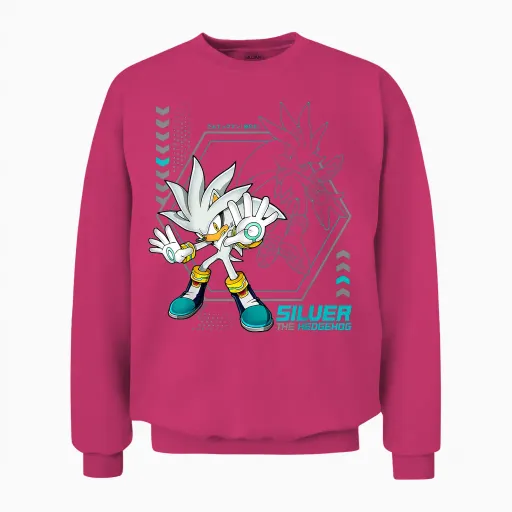 Sonic the Hedgehog Silver Future Force Psychic Power Unisex Sweatshirt - Heliconia