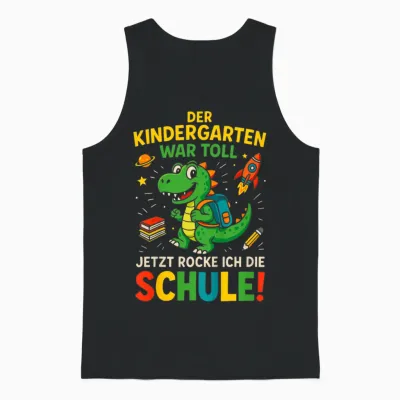 Kinder Einschulung Schuldkind Schulanfang Grundschule 1. Klasse Unisex Tank Top - Black