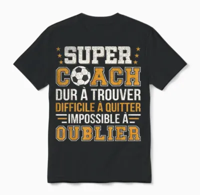 Super Coach Football Gift Coach Football End Season Unisex T-Shirt - Black