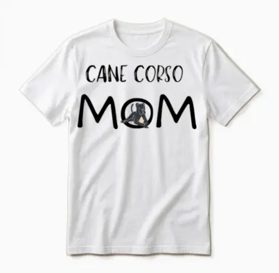 Cane Corso Dog, Dog of Mom Unisex T-Shirt - White