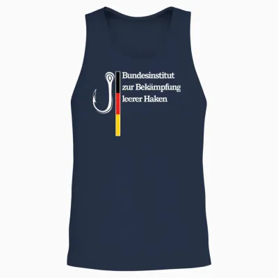 Bundesinstitut Zur Bekämpfung Leerer Haken Angelhaken Angler Unisex Tank Top - Navy