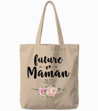 Annonce Grossesse Bientot Maman Tote Bags - Natural