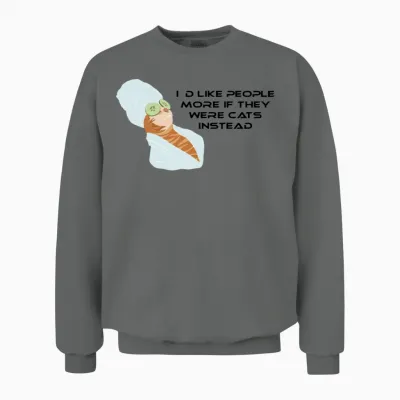 Funny Pictures Unisex Sweatshirt - Graphite Heather