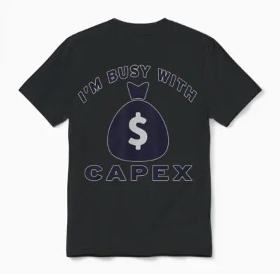 I M Busy with Capex Unisex T-Shirt - Black