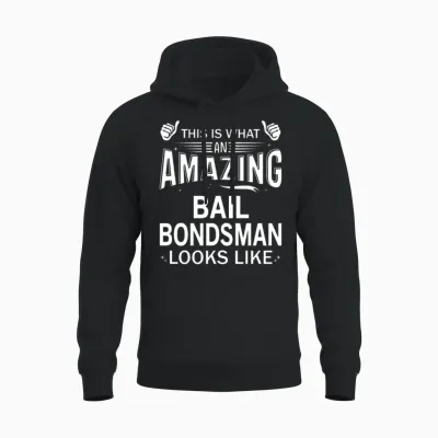 Amazing Bail Bondsman Unisex Hoodie - Black