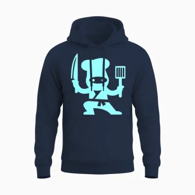 Chef Ninja Unisex Hoodie - Navy