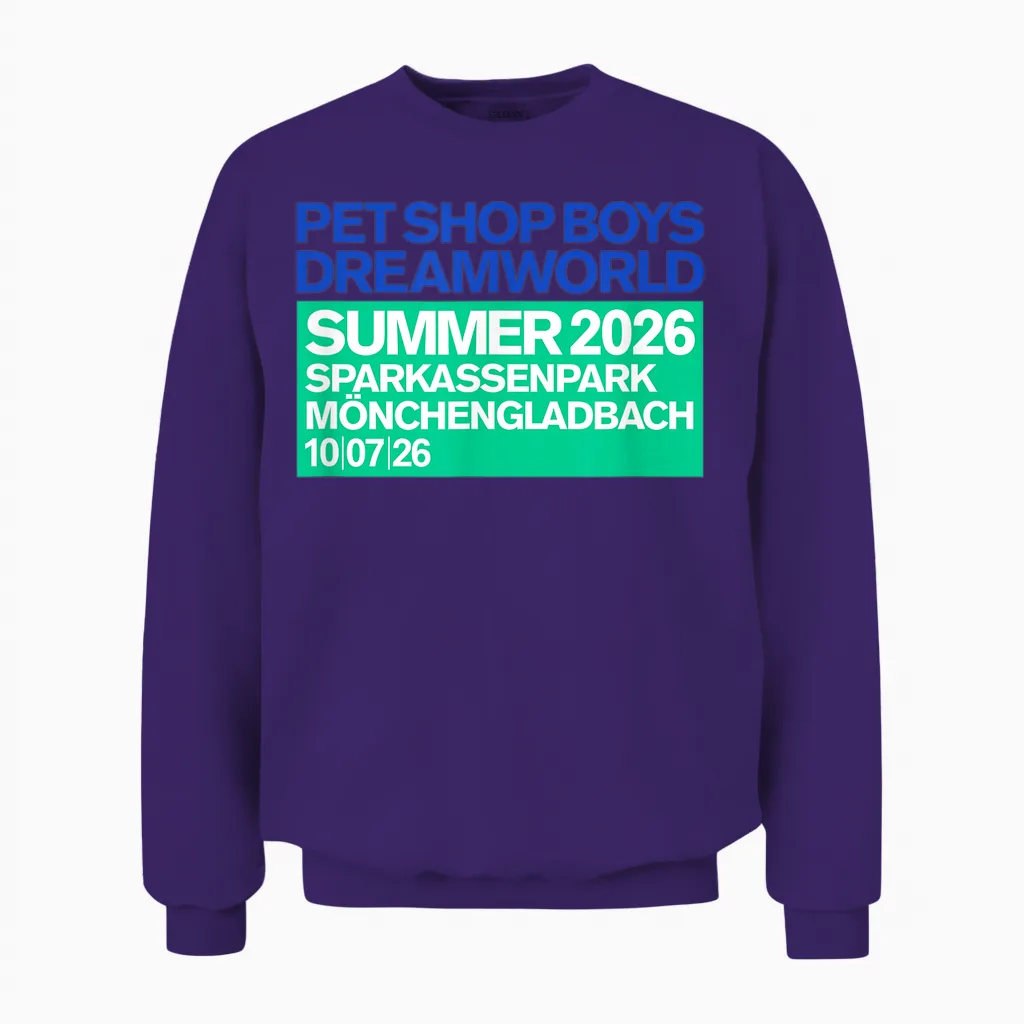 Amazon Exclusive Dreamworld Monchengladbach July 10th Unisex Sweatshirt in Purple