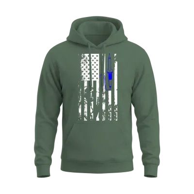 Welder Unisex Hoodie - Military Green
