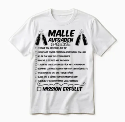 Mallorca Holiday Malle Group T-Shirt, White Unisex T-Shirt - White