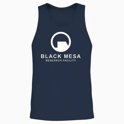 Black Mesa Research Facility Unisex Tank Top - Navy