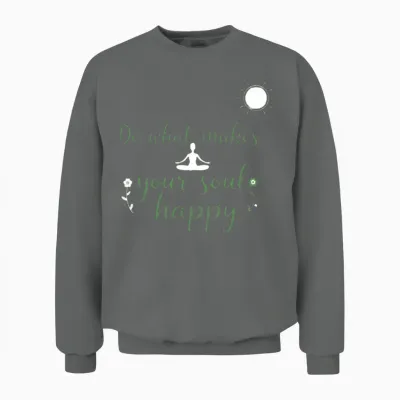 Do What Makes Your Soul Happy Unisex Sweatshirt - Graphite Heather