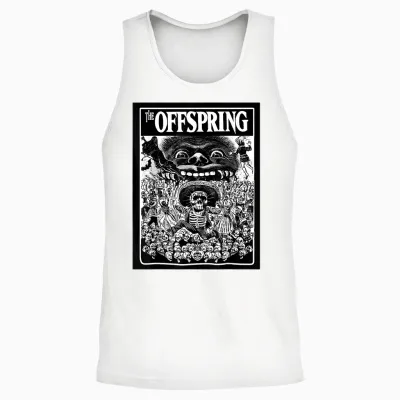 The Offspring Official Crowd Logo Unisex Tank Top - White