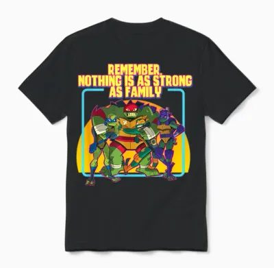 Tmnt - Family Unisex T-Shirt - Black