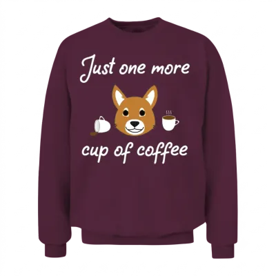 Funny Coffee Unisex Sweatshirt - Maroon