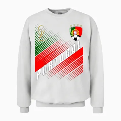 Drapeau Portugal Amoureux De La Fierté Portugaise Unisex Sweatshirt - White