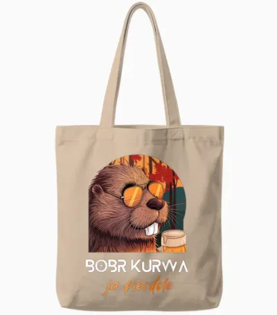 Bober Kurwa Polnisches Biber Funny Meme Bobr Ja Pierdole Tote Bags - Natural