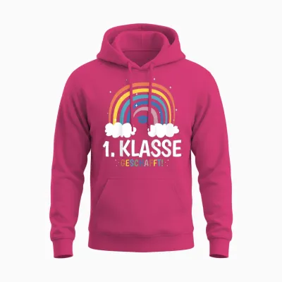 1. Klasse Geschafft Unisex Hoodie - Heliconia