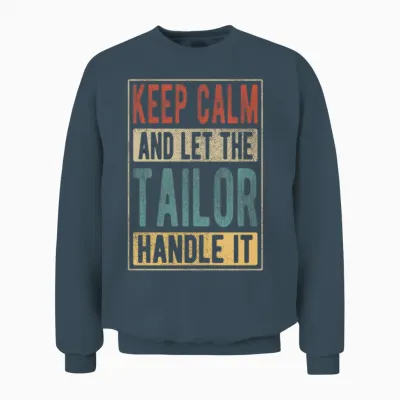 Tailor Retro Gift Unisex Sweatshirt - Dark Heather
