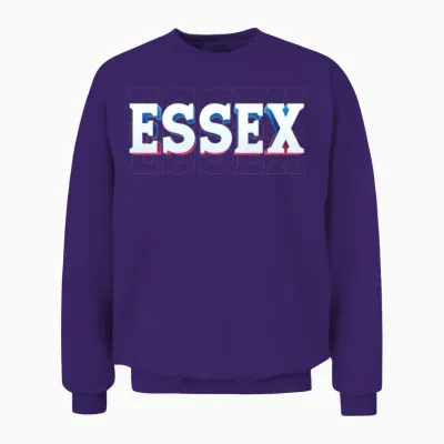 Retro - Essex Unisex Sweatshirt - Purple