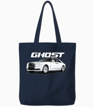 Rr Ghost Tote Bags - Navy
