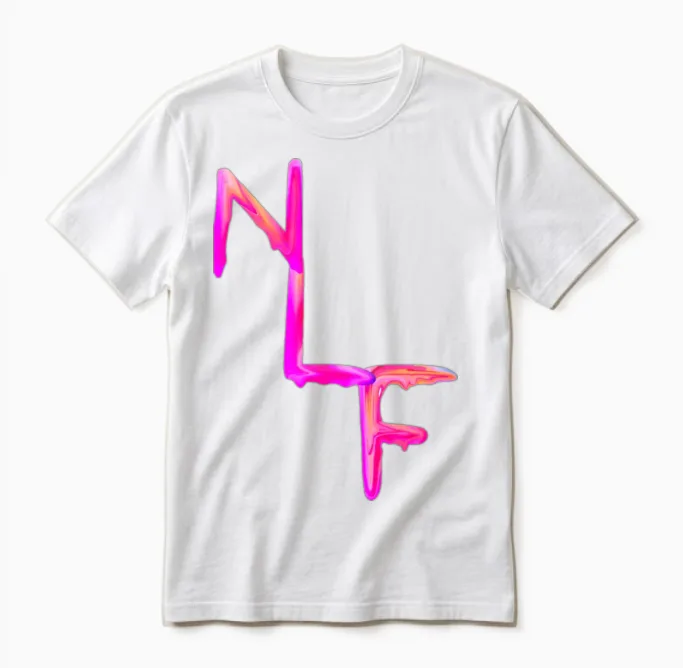Nlf Watercolor - Detailed Design Unisex T-Shirt in White