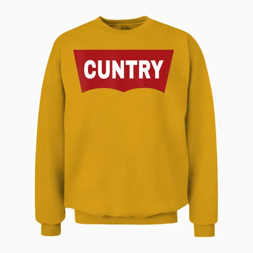 Cuntry | Rodeo Western Cowgirl Cowboy Unisex Sweatshirt - Gold